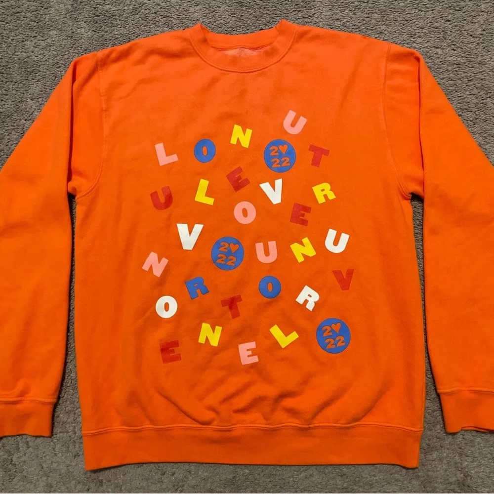 Orange Harry Styles Love On Tour Sweatshirt